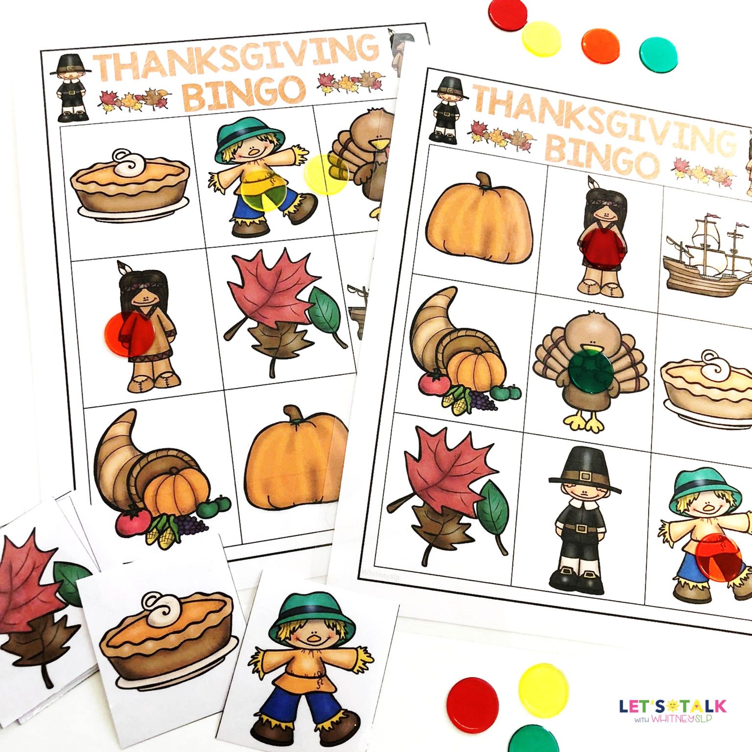 Thanksgiving Activities For Speech Therapy - Let's Talk With Whitneyslp