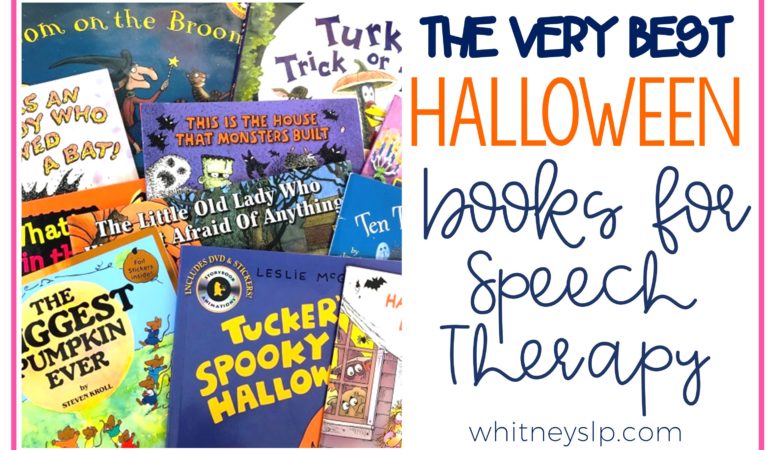The Very Best Halloween Books for Speech Therapy