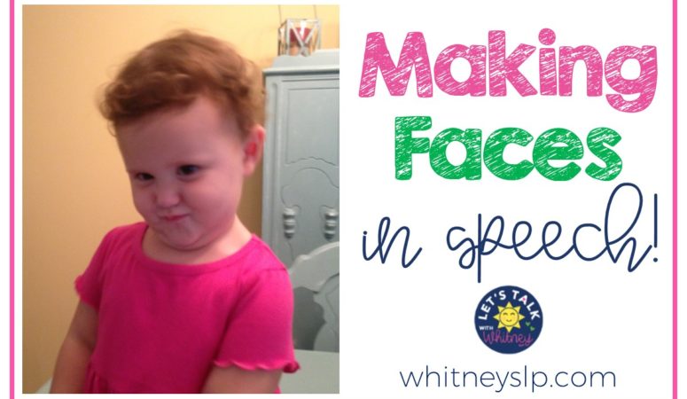 Making Faces in Speech Therapy