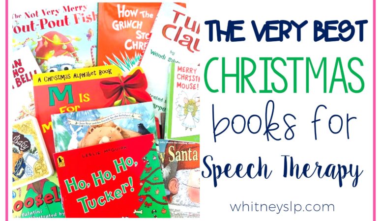 Christmas Books for Speech Therapy