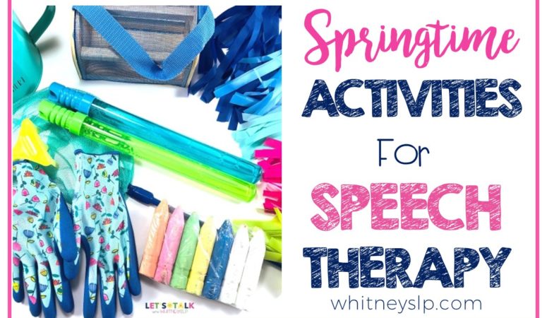 Spring Activities for Speech Therapy