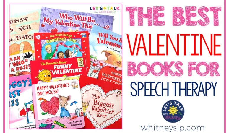 Valentine Books for Speech Therapy