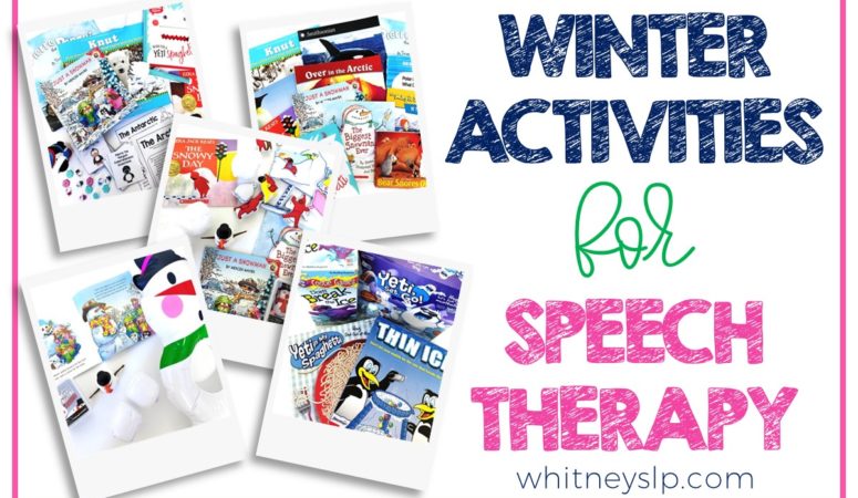 Winter Themed Speech Therapy Activities