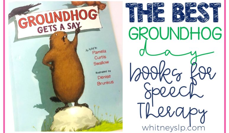 Groundhog Day Books for Speech Therapy
