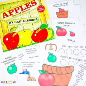 Apple Activities For Speech Therapy - Let's Talk With Whitneyslp