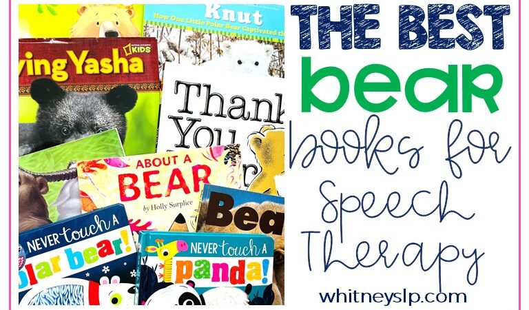 Bear Books for Speech Therapy