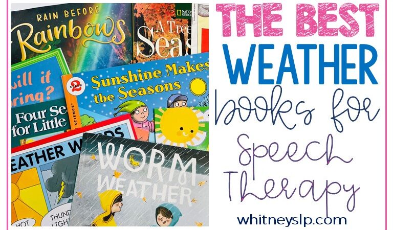 Weather Books for Speech Therapy