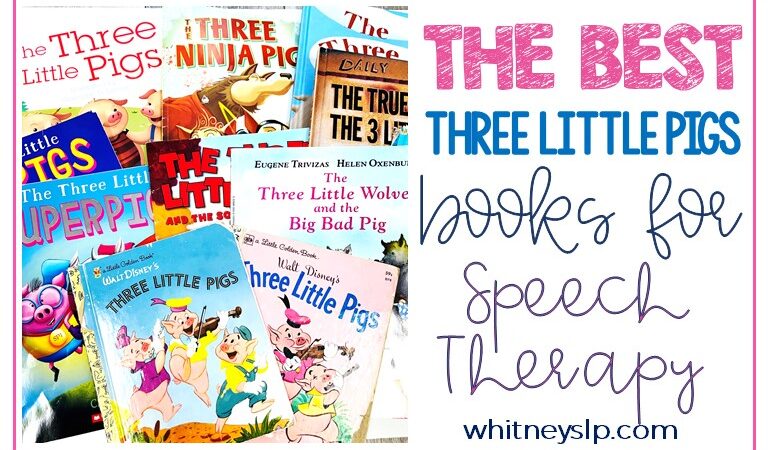 Three Little Pigs Books for Speech Therapy